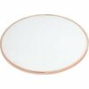 WSZMD Living room sets End Table In Rose Gold Frosted Glass Side Table Color  Gold