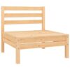 HINSD 4 Piece Garden Lounge Set Solid PinewoodMaterial Solid pinewoodCornerMiddle sofa dimensions 63.5 x 63.5 x 62.5 cm L x W x H