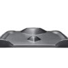Topo Mini by Ergodriven | The Smaller Not-Flat Standing Desk Anti-Fatigue Mat with Calculated Terrain (Obsidian Black)