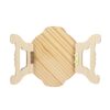 POHOVE Sofa Armrest Clip Tray Table Clip On Tray Sofa Table for Wide Couches Couch Arm Tray Table Wooden Sofa Arm Tray Table with Phone Holder fo