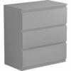 Vida Designs Denver Drawer Chests (Grey, 3 Drawer)