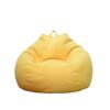 Highdi Bean Bag No Filler Gaming Beanbag Chair Cover for Adult Kids Without Filling Highback Comfortable Lazy Sofa Beanbag Soft Toy Storage Bean