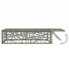 DLOETT 2 Piece Garden Sofa Set with Cushions Synthetic Rattan Garden Furniture Set Gray