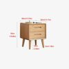 SERUMY Bed Side TableNight Stand Wooden Bedside Table Modern Living Room Bedroom Locker Storage Drawer Bedside Table Bedside Cabinet Side Tables
