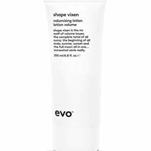evo Shape Vixen Volumising Lotion  Professional Hair Styling Blowdry Texture Mask for Fine Thin Straight Hair  200ml  6.8fl.oz