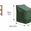 Bosmere Protector 6000 | Armchair Garden Furniture Cover | L 68cm D 66cm H 89cm | 100% Waterproof, UV Protected, Heavy Duty 600D | 6 Year Guarant
