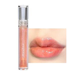 Lip Gloss Tinted Lip Balm Moisturizing Lipgloss Shimmer Crystal Jelly Moisturizing Lip Gloss Plumping Lip Gloss Waterproof Moisturizing Hydrating