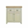Side Table Living Room Sofa Tables Cream Oak Sideboard 2 Door 2 Drawer Storage Cabinet Cupboard Suit for Any Places Such As Living Room Bedroom f