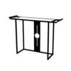 Axdwfd Console table Living Room Coffee Table Marble Console Table with Metal Frame Hall Corridor Table Suitable For Dining Room and Living Room