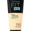 Maybelline Fit Me Foundation Matte  Poreless Full Coverage Blendable Normal to Oily Skin 110 Porcelain 30ml