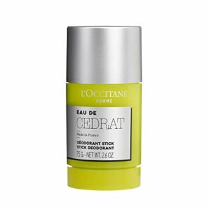LOCCITANE Eau De Cedrat Stick Deodrant 75g Citrus Scent