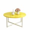 CJXin Living Room Coffee Table Wooden Stable Round Table Sofa Side Table The Mall Corridor Negotiating Table Single Layer Coffee Table Save Space