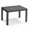 Allibert by Keter Emily Garden Furniture Set 3Piece for Garden and Balcony Grey Weatherproof Seating Set Consisting of 2 Garden Chairs and 1 Gard