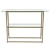 Golden Console Table Solid Wood Easy To Install Very Narrow Console Table Against The Wall Simple Console Tables For HallwaySize90  20  80CM