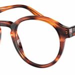 Giorgio Armani AR 7206 Striepd Brown 4822145 men Eyewear Frame