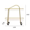 NXYJD Sofa Side Table Glass Corner Table Mobile Wheeled Small Coffee Table Living Room Table Dining Car Stainless Color  Silverclear glass