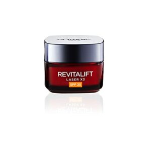 LOreal Paris Revitalift Laser Face Moisturiser With SPF 25 X3 Triple Action AntiAgeing Day Cream With Pro Retinol Hyaluronic Acid and Vitamin Cg