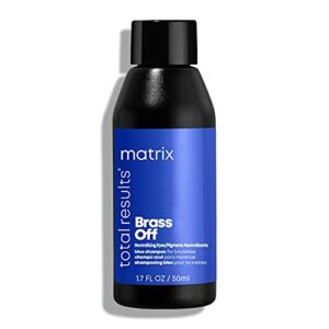 MATRIX TOTAL RESULTS BRASS OFF SHAMPOO 50ML  TO NEUTRALIZE HOT REFLEXTS