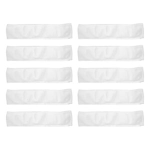 FRCOLOR 48 Pcs Disposable Spa Facial Headbands Non Woven Stretch Facial Headband Soft Skin Care Hair Band with Convenient Closure for Women Girls