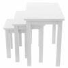 Aurotrice Nest of Table set of 3 Tables Side End Coffee Table for Home Office Living Room