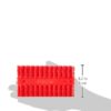 Rawlplug Uno Universal Contract Wallplug 6 mm RED | Rawl Plugs for Plasterboard, Masonry, Brick, Concrete | Solid Wall Plug Anti Rotation Feature