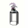 Side Table Round Metal End Table Sofa Table Modern Side Table Flower Stand Lamp Table Bedside Tables for Living Room Entryway Corner table9871 Co