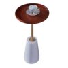 End Table Coffee Table Coffee Tables End Tables with Wooden Table Top and Marble Base Side Table for Living Room Reception Room and Home Decor Cr