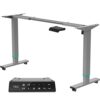 Rolling Desk Foldable Computer Table Adjustable Portable Laptop Desk Rotate Laptop Bed Table Lifted Standing Desk Living Room Desks Laptop Cart