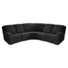 7-Piece L Shape Sectional Recliner Sofa Covers, Velvet Stretch Reclining Sectional Couch Covers for Reclining L Shape Sofa, Slipcovers Thick, Sof