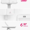 EASEHOLD Lighted Vanity Makeup Mirror 2000mAh Rechargeable USB C 1X2X3X Magnifying Mirror with 60 pcs LED Lights 3Color Light Modes Trifold Beaut