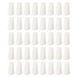kuou 40pcs Nail Art Sponges Triangle Make Up Sponges Cosmetic Sponge Wedges Triangle Shape Makeup Foundation Beauty Tool