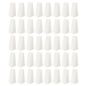 kuou 40pcs Nail Art Sponges Triangle Make Up Sponges Cosmetic Sponge Wedges Triangle Shape Makeup Foundation Beauty Tool