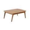 SFFZY Modern Wood Table Kotatsu Japanese Style Living Room Furniture Coffee Table Walnut Color Asian Center Table Wooden