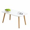 SHtables Coffee Table Square Multifunction Table Dining TableWhite Simplicity End Table LaptopFor Living Room BedroomMagazines Books  Plants Colo