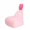 WXFN Bean Bag Chair Kids Bunny Bean Bag Set Ergonomic without Filler Made of Cotton And Linen Fabric Soft And ComfortableC