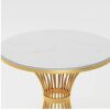Dining Table Marble Round Table Scratchresistant Wearresistant And Easytoclean Small Round Table In Living Room Suitable For Living Room Bedroom