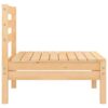 HINSD 3 Piece Garden Lounge Set Solid PinewoodMaterial Solid pinewoodCornerMiddle sofa dimensions 63.5 x 63.5 x 62.5 cm L x W x H