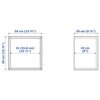 IKEA Eket Cabinet White 703.321.24 Size 13 3/4x9 7/8x13 3/4"