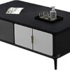 Kitchen dining table set dining table Mod Rock Board Coffee Table Modern Minimalist Living Room Coffee Table Sofa Side Table Carbon Steel Base Co