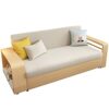 HMBB Sofa Bed Couch Convertible Sofa Sleeper Modern Futon Sofas Sets Fold Up and Down Linen Fabric Recliner Couch for LivingReception Room Beige