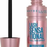 Maybelline Mascara Lash Sensational Volumizing and Thickening Waterproof Mascara Black