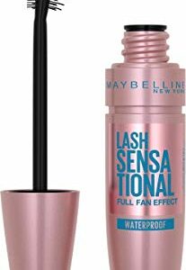 Maybelline Mascara Lash Sensational Volumizing and Thickening Waterproof Mascara Black