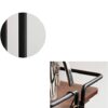 LiuzheZ Sofa Side Table Vintage Bedside Table Narrow Industrial End Table With 3 Tier Open Shelves And Wheels Wooden Look Mobile Table For Bedroo