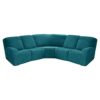 7-Piece L Shape Sectional Recliner Sofa Covers, Velvet Stretch Reclining Sectional Couch Covers for Reclining L Shape Sofa, Slipcovers Thick, Sof