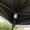 All Seasons Gazebos 3x3m Heavy Duty Fully Waterproof Pop up Gazebo With 4 Side Walls and Accessory Pack - Black