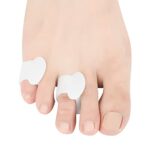Hoogoo Gel Pinky Toe Separator 8 Pcs Small Toe Spacer Straightener Spreaders Corrector for Overlapping Bent Tender  Curled Toes Women  Man