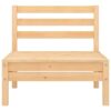 HINSD 4 Piece Garden Lounge Set Solid PinewoodMaterial Solid pinewoodCornerMiddle sofa dimensions 63.5 x 63.5 x 62.5 cm L x W x H