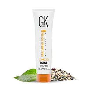 GK HAIR Global Keratin The Best 3.4 Fl Oz100ml Smoothing Keratin Hair Treatment  Professional Brazilian Complex Blowout Straightening For Silky S