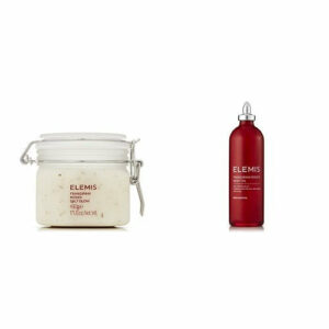 Elemis Frangipani Monoi Salt Glow Body Scrub and Body Oil 490 g and 100 ml