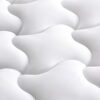 SLEEP ZONE Cooling Mattress Topper King Size Mattress Pad, Quilted Fitted Mattress Cover, Machine Washable, Soft Fluffy Down Alternative, Deep Po